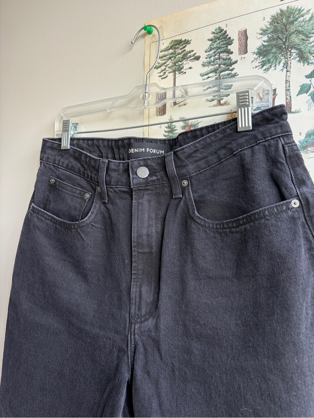 Denim Forum The Farrah Curve-Fit Hi Ride Wide 31 - Picture 2 of 7